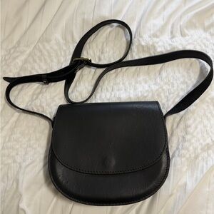 Leather crossbody